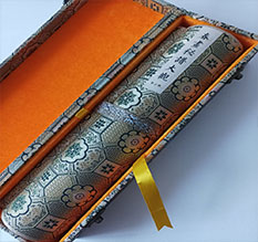 比如书画装裱案例